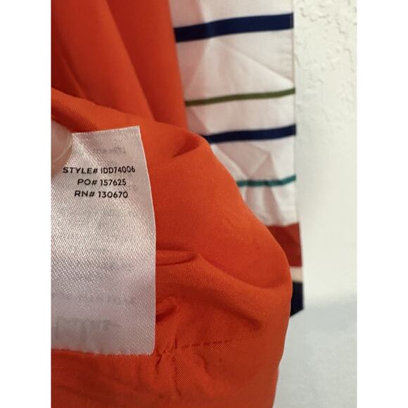 Lulu's Orange Mini Dress with Striped Bow Back - Picture 8 of 8